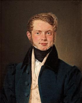 Christian Albrecht Jensen, Mansporträtt.