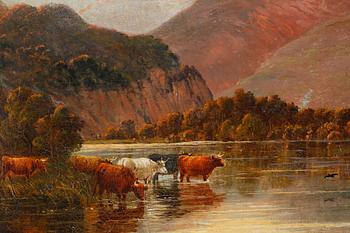 ALFRED DE BREANSKI, olja på duk, signerad.