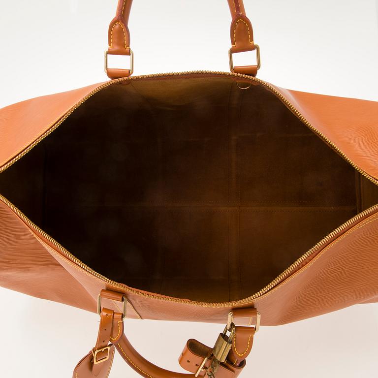 LOUIS VUITTON, "Keepall Epi", Travel bag.