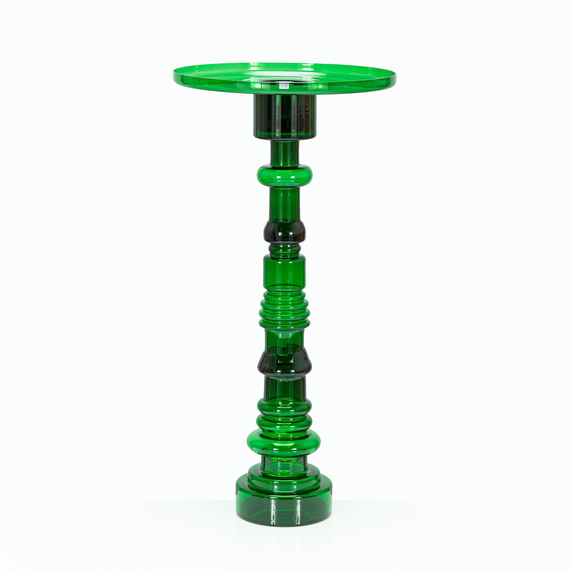 Oiva Toikka, kynttilänjalka/maljakko, "Majakka", signeerattu Notsjö Nuutajärvi.