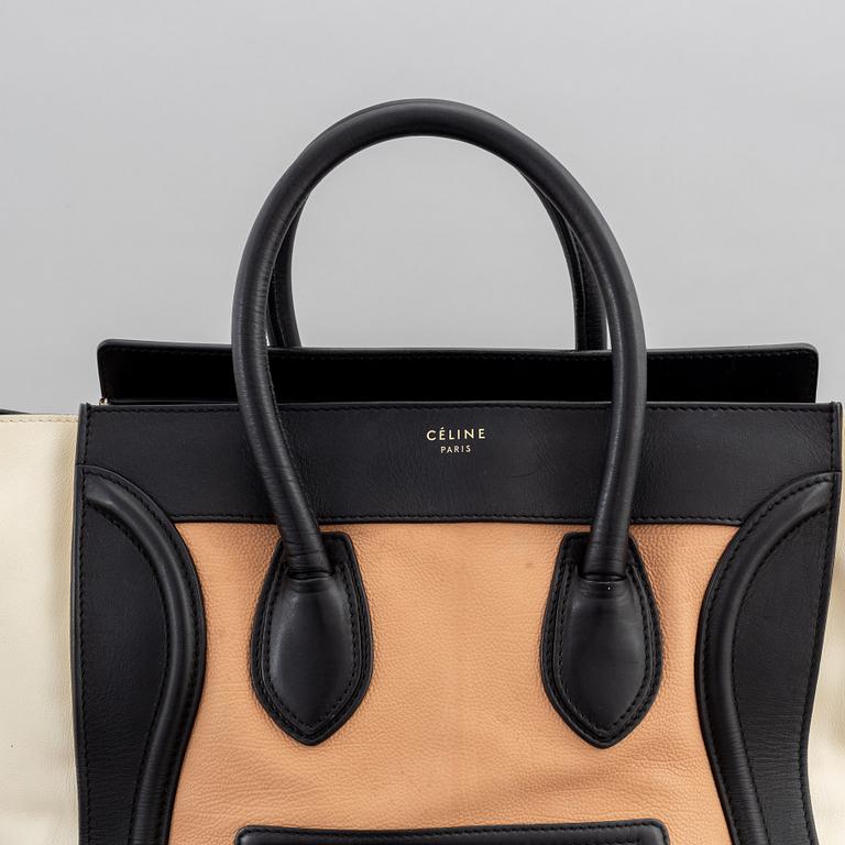 Céline, a leather 'Luggage' handbag.
