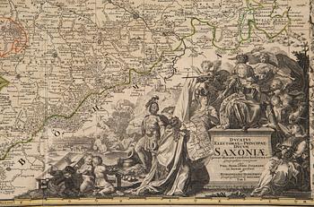 MAP/ENGRAVING, 18TH century.