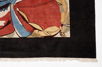 A carpet, c. 460 x 370 cm.