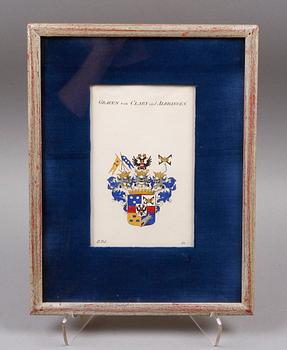 KOLORERADE TRYCK, 4 st, 1800-tal.