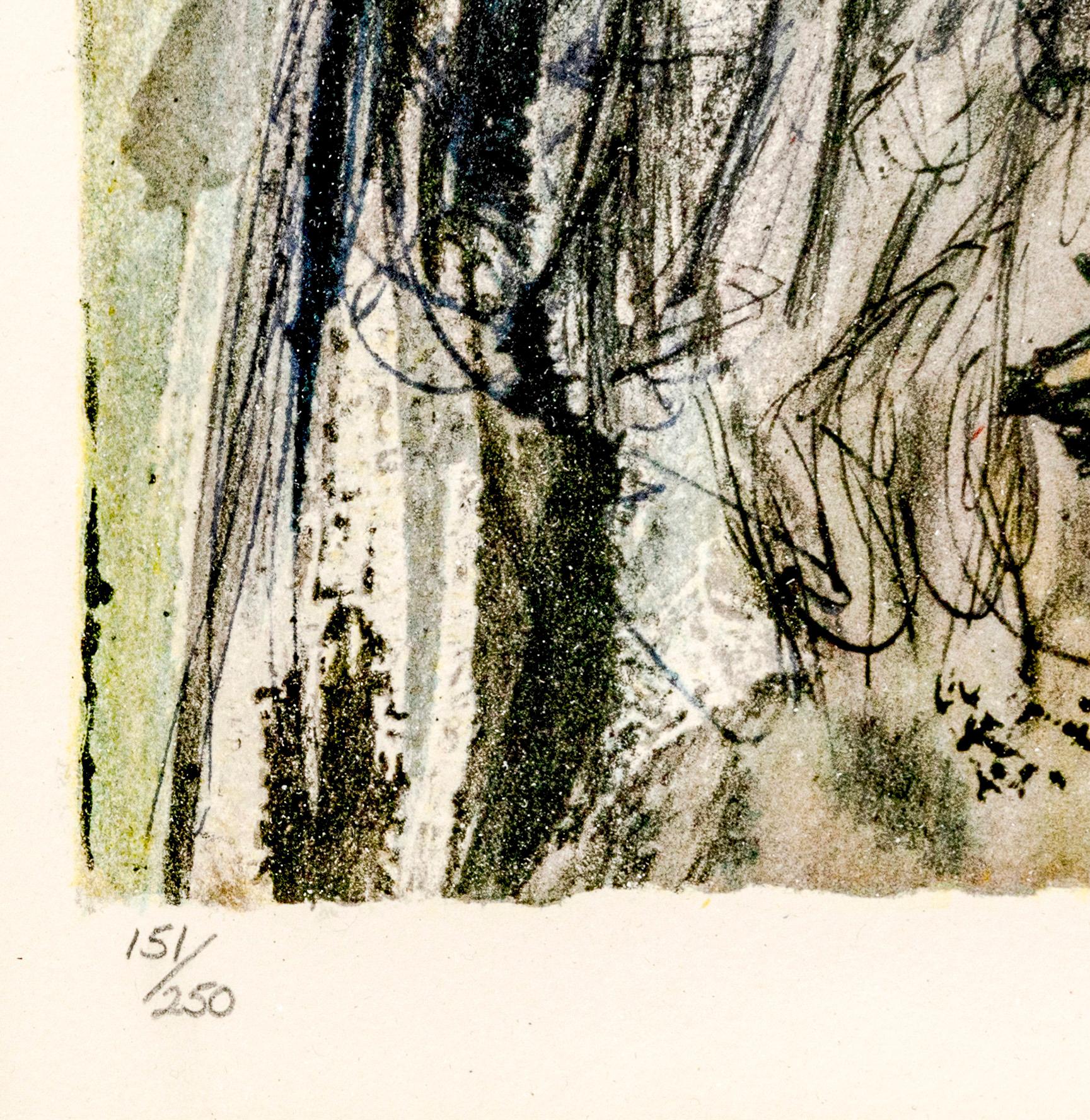 Salvador Dalí,  lithograph signed and numbered 151/250.