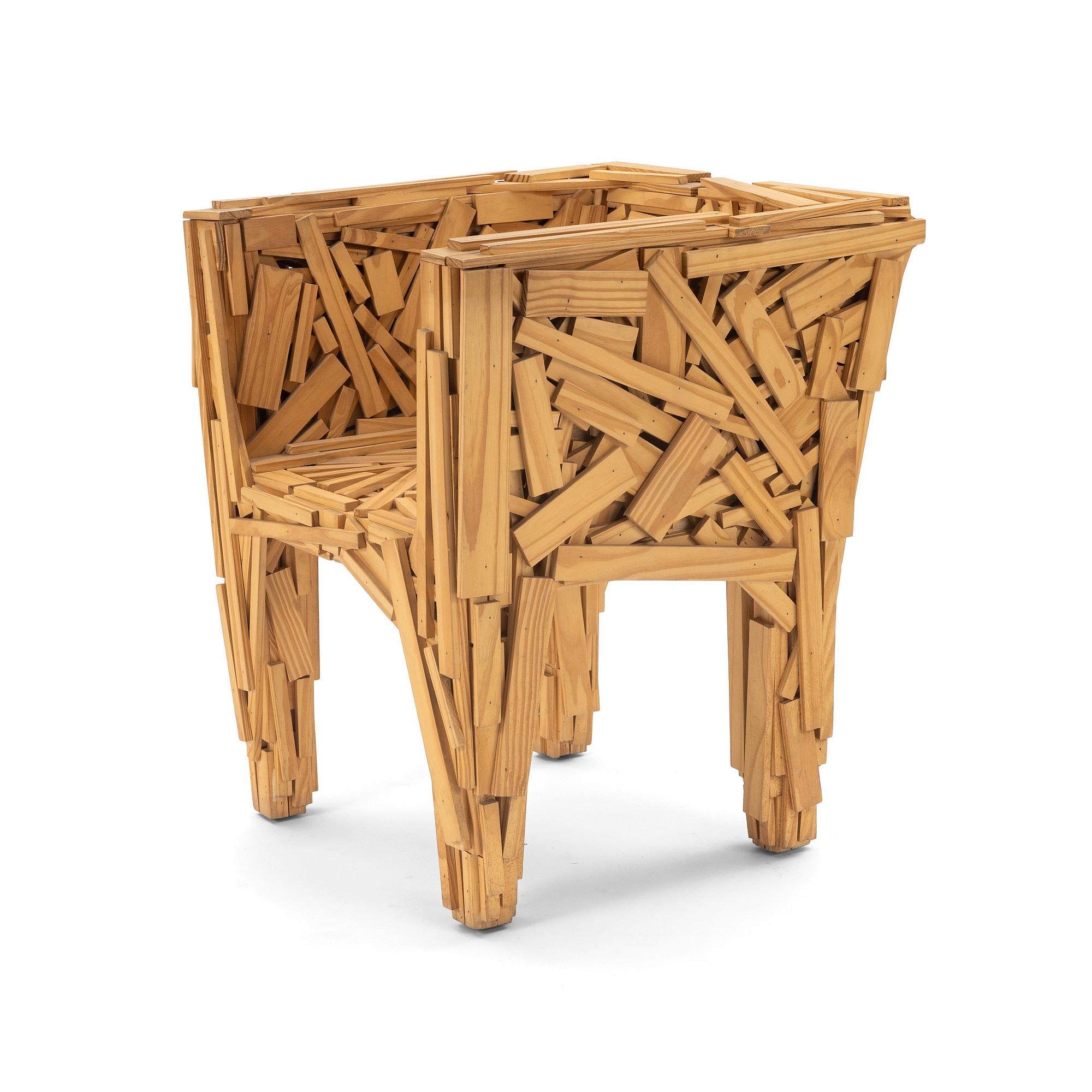 Fernando & Humberto Campana, a signed and dated 'Favela chair', Edra, Italy, 2003.