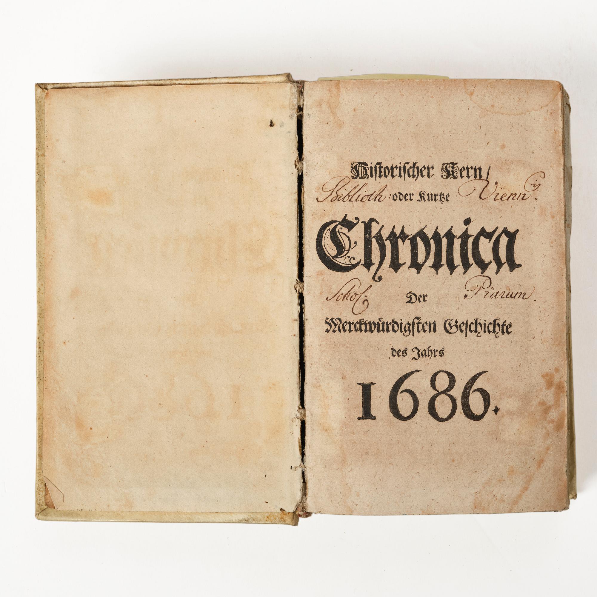 Rare periodical, with numerous engraved plates, 1690.