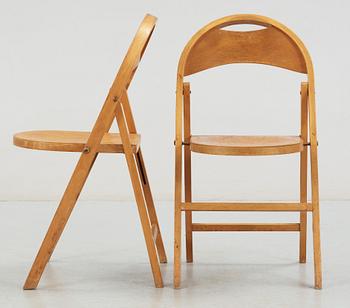 FÄLLSTOLAR, ett par, Thonet, 1900-talets första hälft.