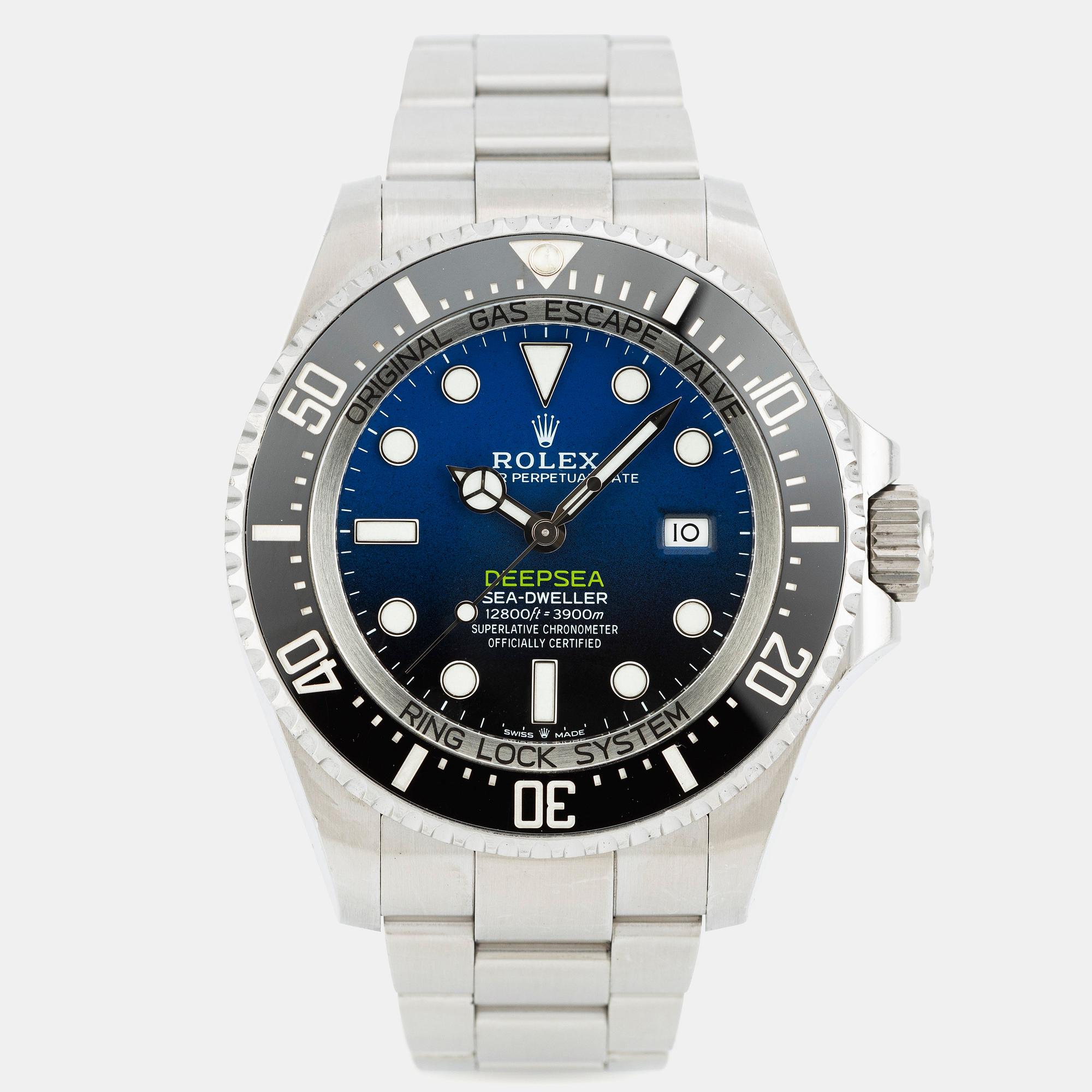 Rolex, Deepsea, Sea-Dweller, "D-Blue Dial", ca 2019.