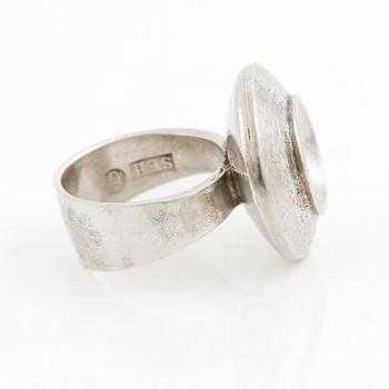 Sven-Erik Högberg, ring, silver, Göteborg 1974.