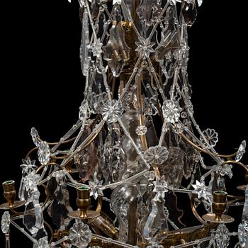 A mid 20th century chandelier.