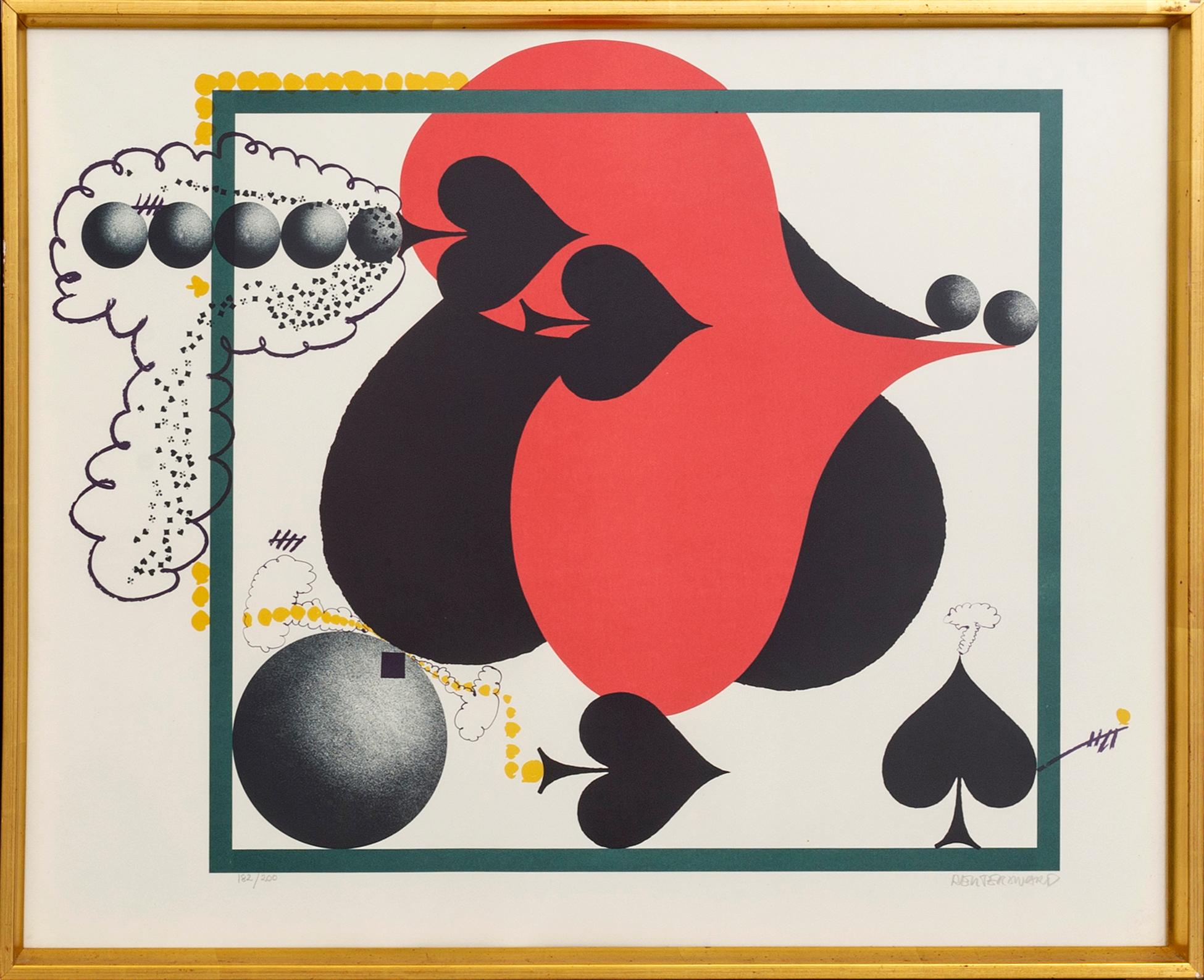 Carl Fredrik Reuterswärd, a set of four lithographs, numbered  182/200 and signed.