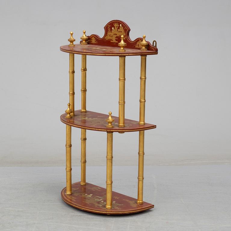 HYLLA, lackerat trä. Kina, 1900-tal.