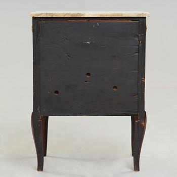 BYRÅ, signerad och daterad Haupt 1784 (mästare i Stockholm 1770-1784). Gustaviansk.