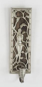 DAVID WRETLING, attributed to, 7 pewter items, mid 20th century.