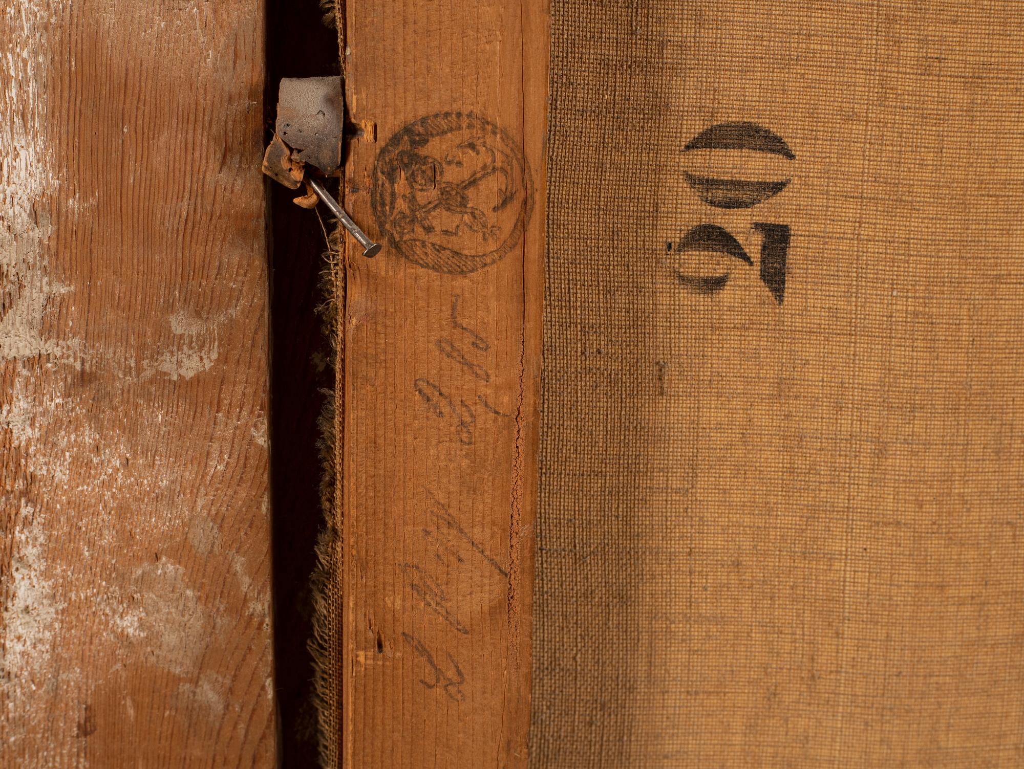 WILHELM BEHM, olja på duk, signerad.