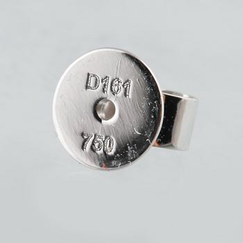 ÖRHÄNGEN, 18K vitguld med 218 briljantslipade diamanter, 1.61 ct. Vikt 4,4 gram.