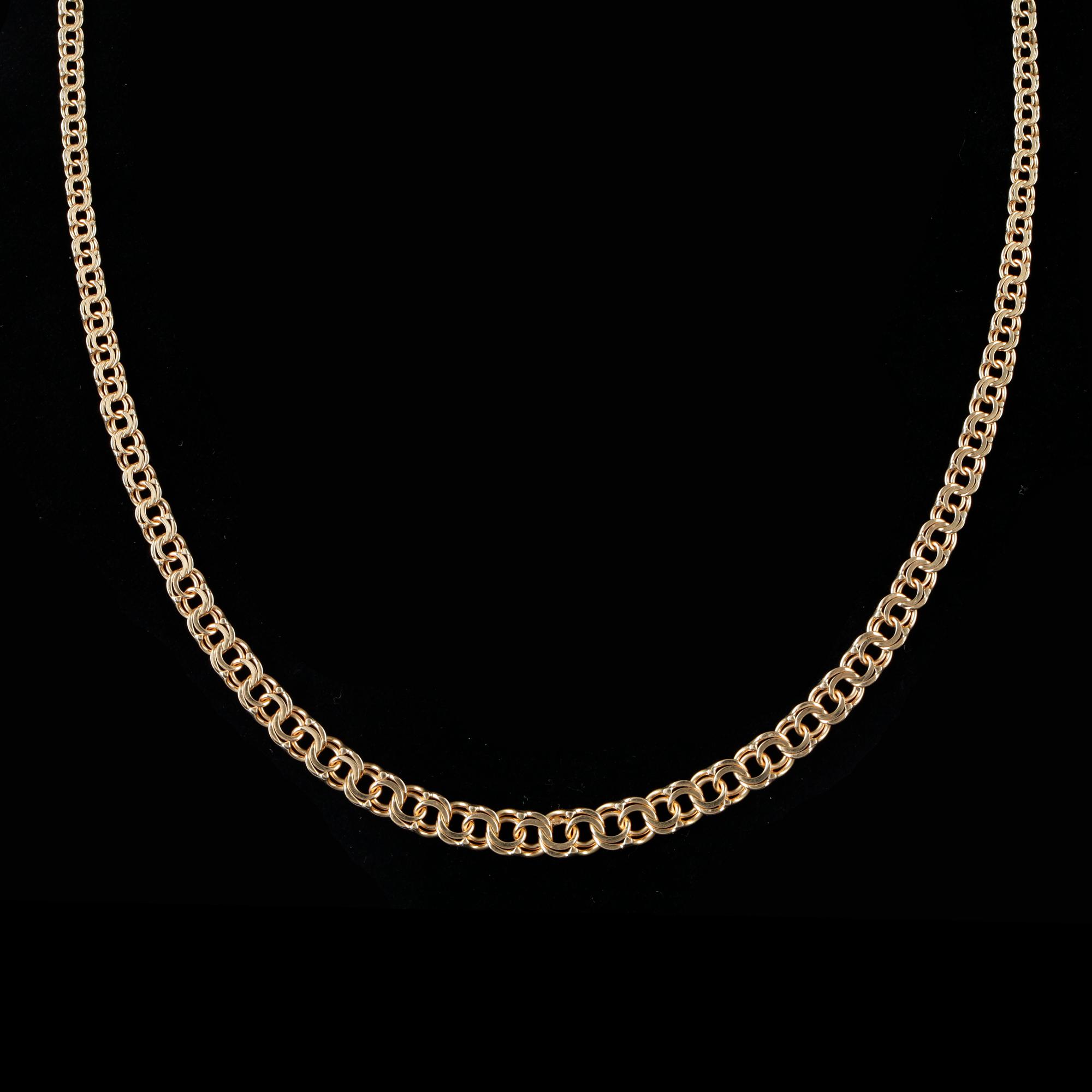 HALSKEDJA, 18k guld, Esto, Stockholm 1964. Vikt ca 18 gram.