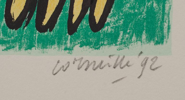 BEVERLOO CORNEILLE,  mapp med tre färgserigrafier, signerade, numrerade 10/250 och daterade- 92.