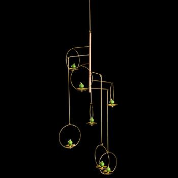 TIMO SARPANEVA, LJUSMOBIL, "Tulitus", Aarikka Finland, 1960-tal.