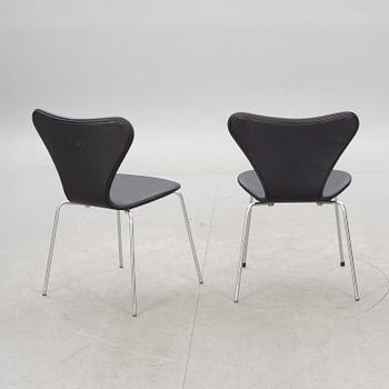 STOLAR, 6 st. "Sjuan", Arne Jacobsen för Fritz Hansen.