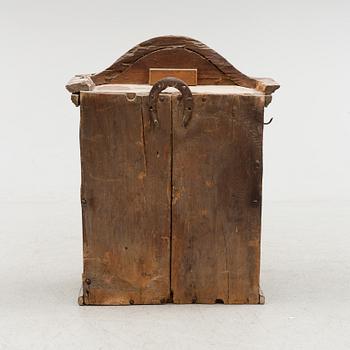 HÄNGSKÅP, allmoge, Skåne, märkt HHS 1843.