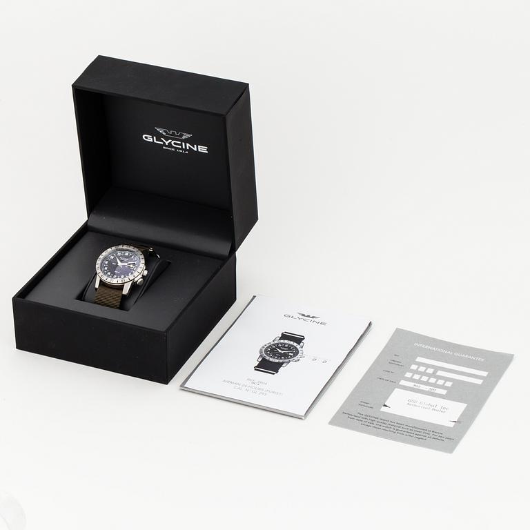 GLYCINE, Airman, DC-4, wristwatch, 42 mm.