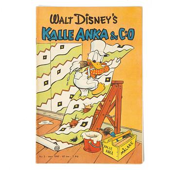 Comic book, Kalle Anka & Co, no. 3, 1949.