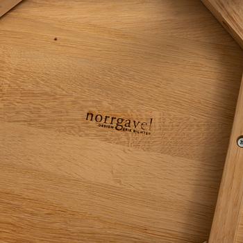 Erik Richter, matbord samt stolar, 6 st, Norrgavel.