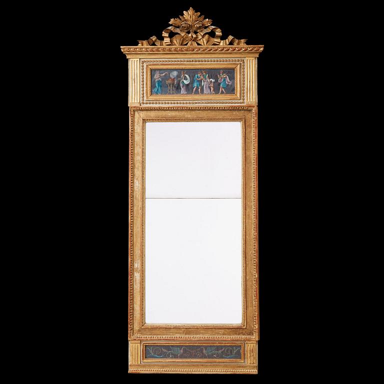 A late Gustavian circa 1800 mirror.