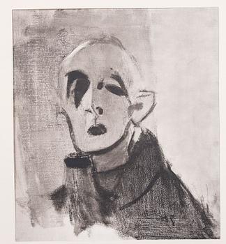 HELENE SCHJERFBECK, mapp med reproduktioner, 48 st.