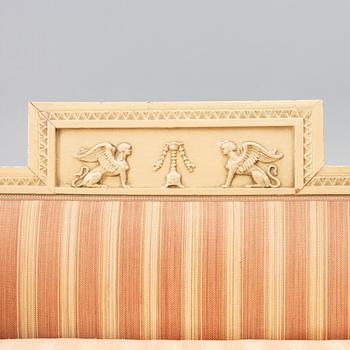 Sofa, late Gustavian, early 19th century.