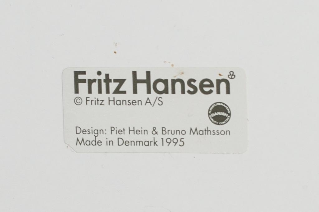 MATBORD, superellips. Bruno Mathson, Piet Hein för Fritz Hansen.