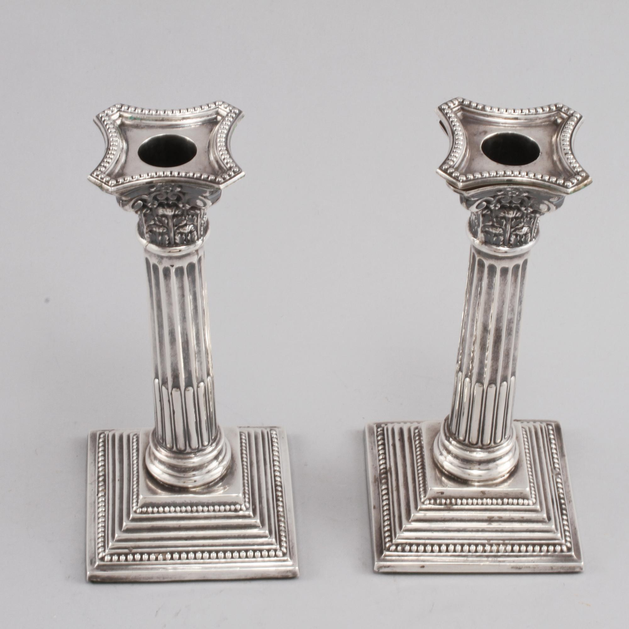 LJUSSTAKAR, silver, A Smith, Birmingham, England, 1961.
