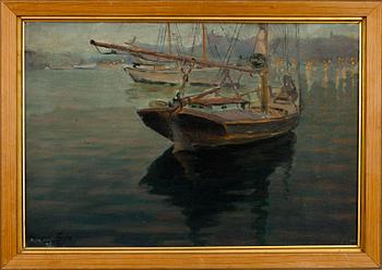 HILDEGARD TAMM, olja på duk, sign. och dat. 1908.