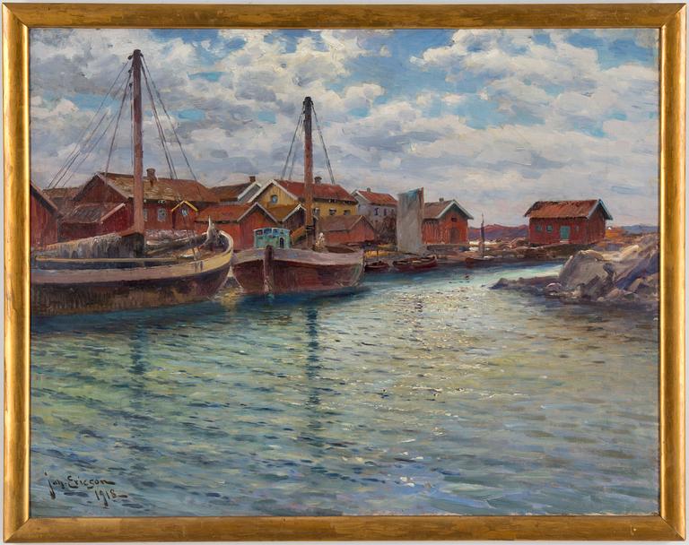 JOHAN ERICSON, Oil on canvas, signed.