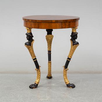 An Empire table, probably Austria. Early 19th century.