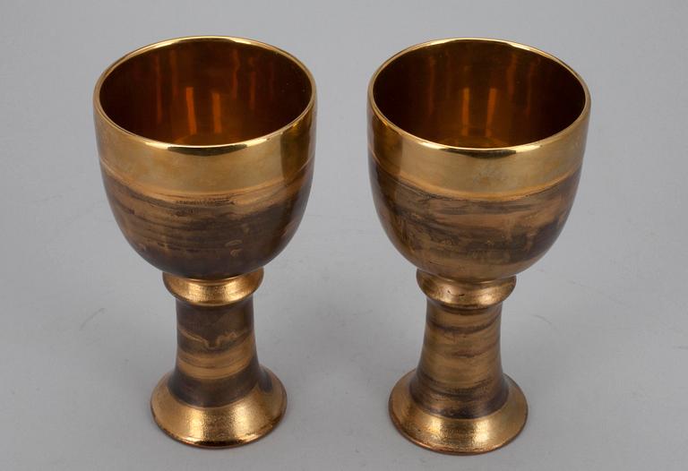 PIKARIPARI, keramiikkaa, sign. Holger Granbäck (HG), Savitorppa. 1970-1980-luku.