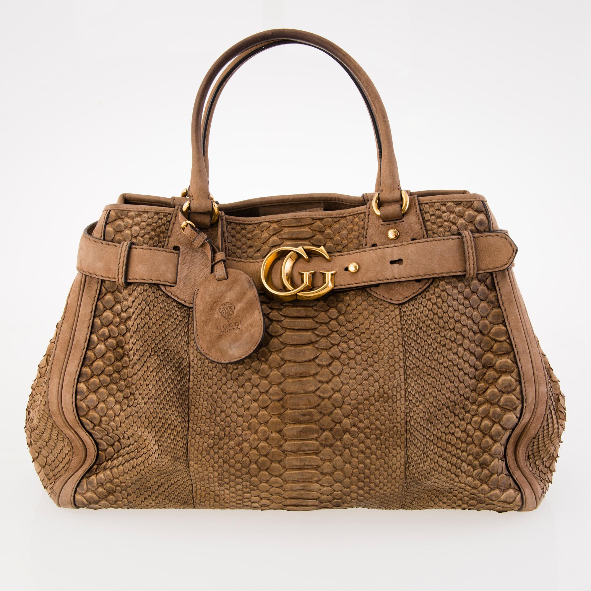 GUCCI, Running Python Tote", VÄSKA.
