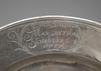 FAT, 4 st, tenn, bla Carl Jacob Lemon, Stockholm, 1837.