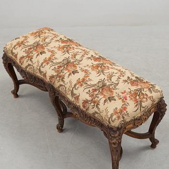 A ROCOCO STYLE STOOL, firsta half of the 19th century.