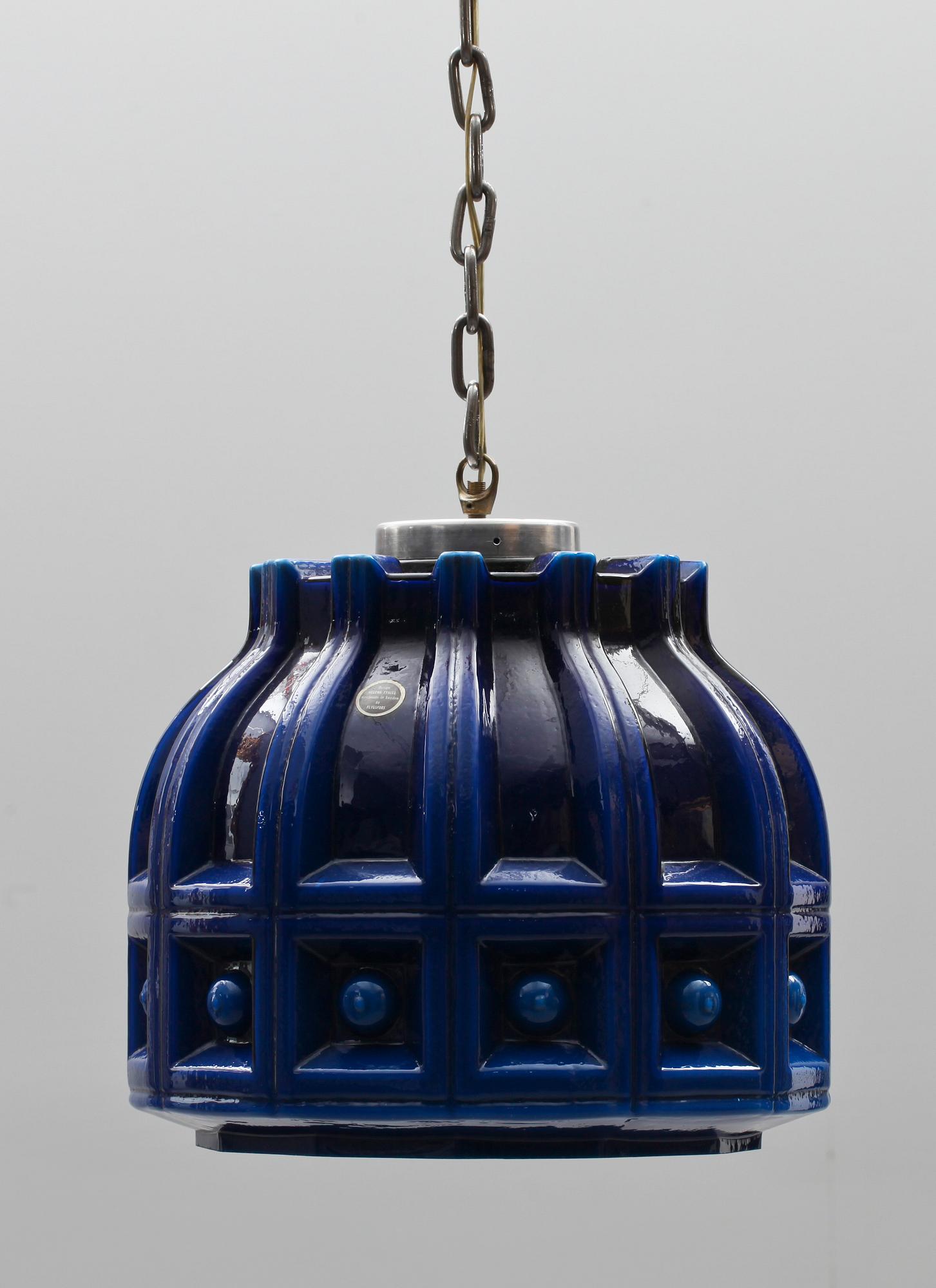 TAKLAMPA, glas. Flygsfors. H 32.
