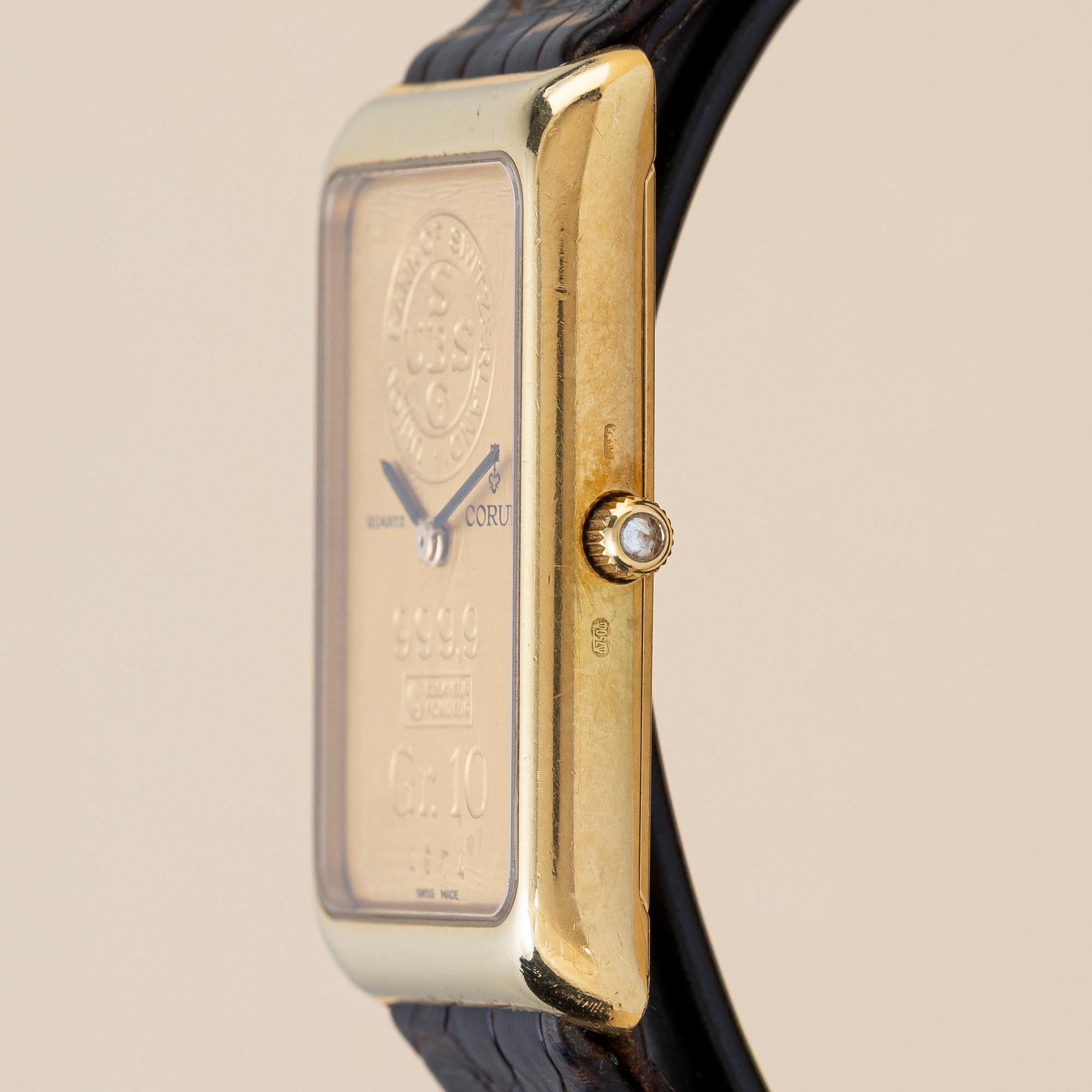 Corum, Ingot Watch, ca 1986.
