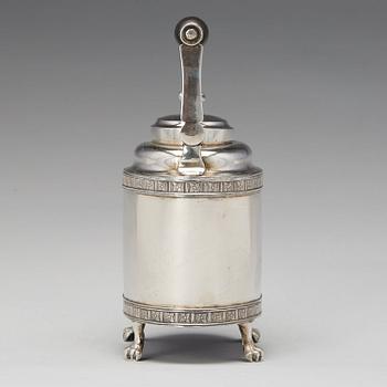 A Swedish Gustavian silver tea-pot, mark of Magnus Ljungqvist, Kristianstad 1796.