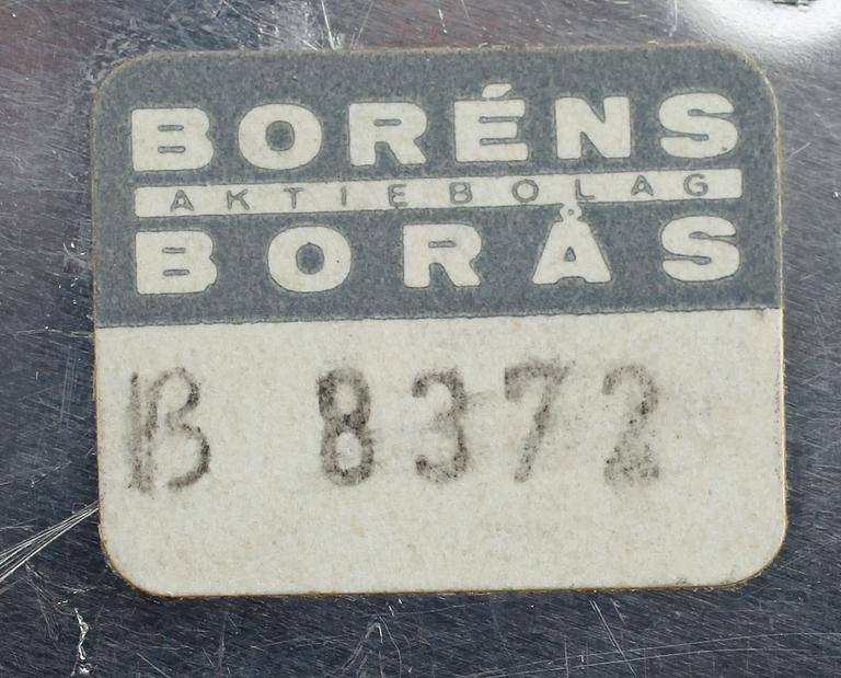 BORDSLAMPOR, 1 par, mässing, Boréns, 1960-/70-tal.