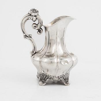 Gustaf Möllenborg, a silver milk jug, Stockholm, 1846.