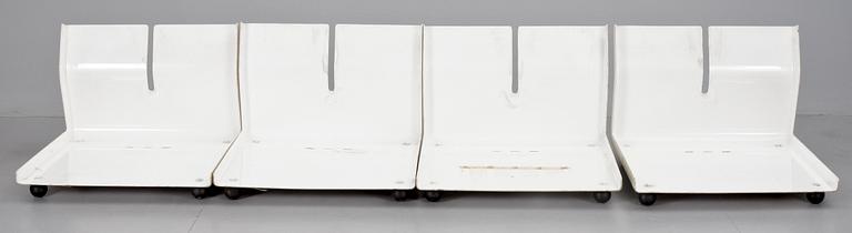 FÅTÖLJER, 4 st, "Amanta", Mario Bellini för B&B, Italien, 1976.