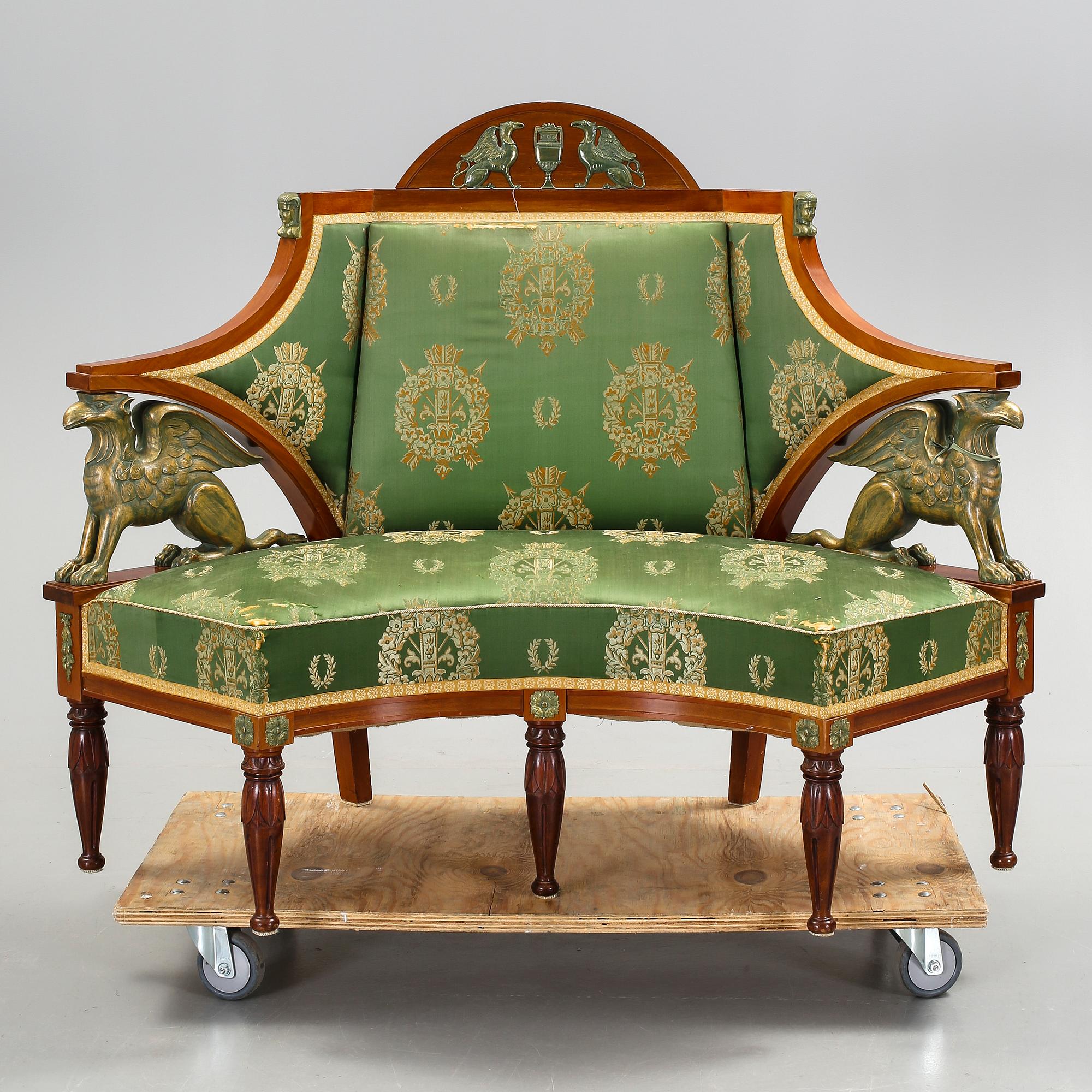 SOFFA, empirestil, 1800-talets slut.