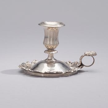 NATTLJUSSTAKE, silver, Moskva 1841, Pavel Sazikov, vikt 170 g.