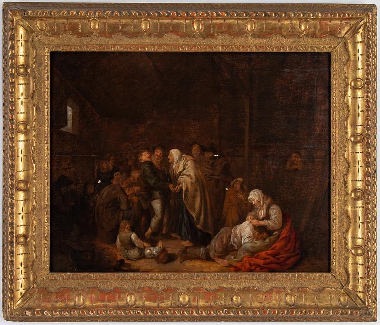 Jan Miense Molenaer, circle of, oil on panel.